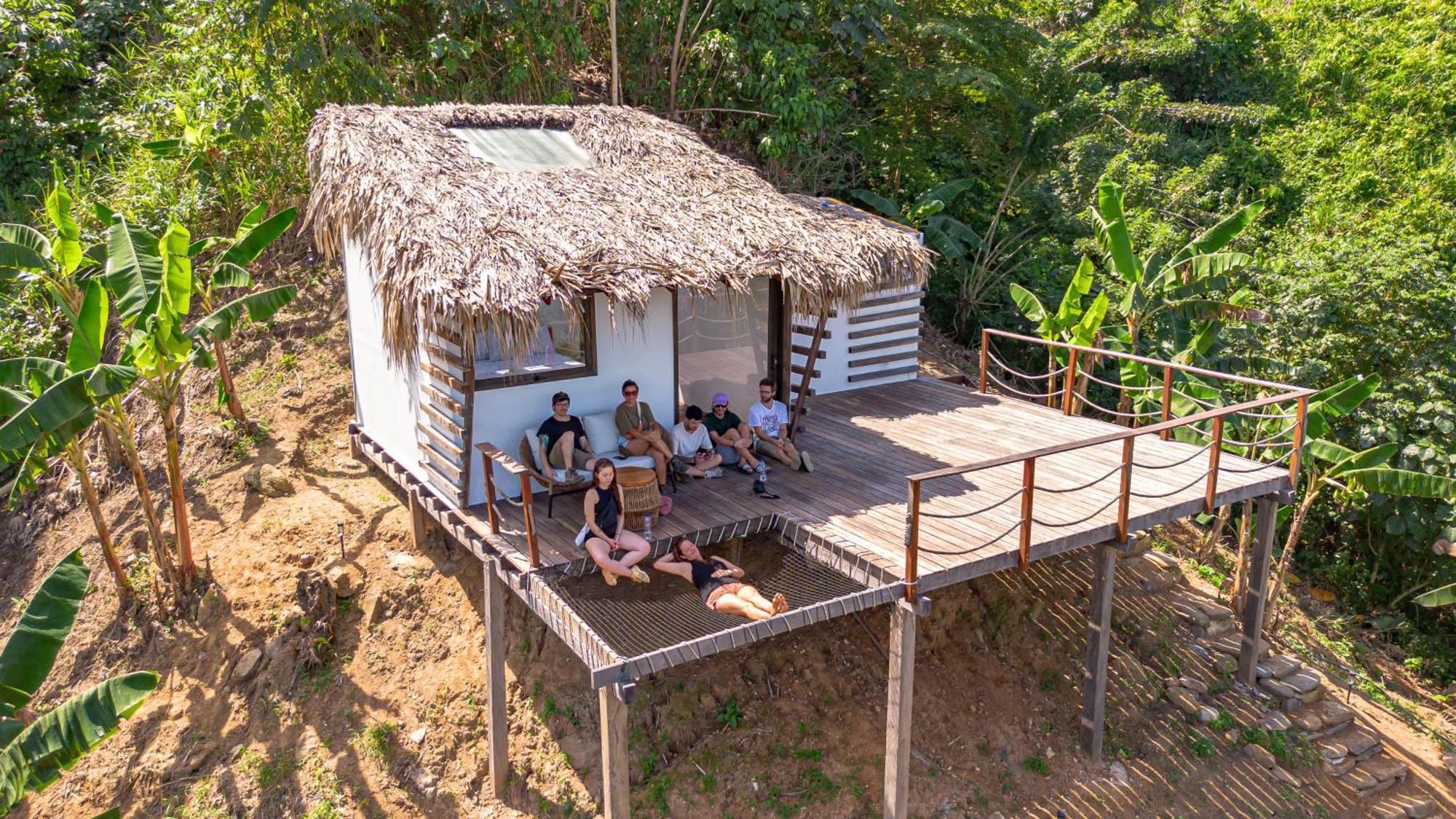 Encanto Hostel Guachaca Esterno foto